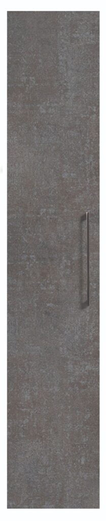 Bedroom Door Edged Vaasa Anthracite Metal Fabric