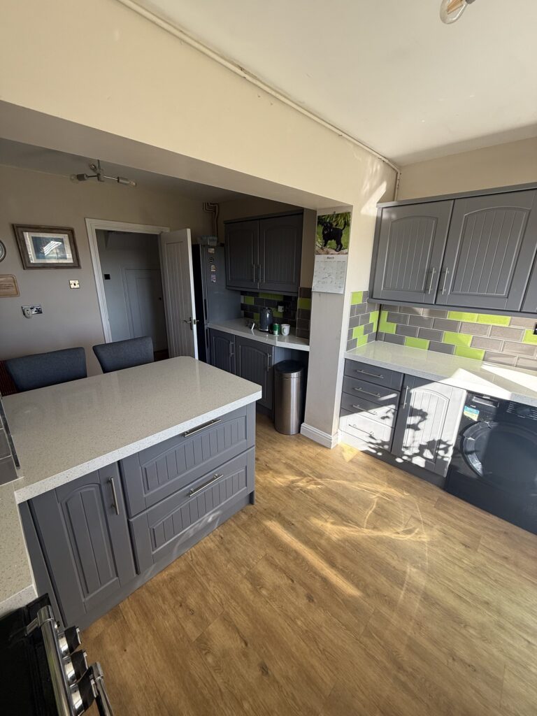 After – White Sparkle quartz overlay – Moreton-in-marsh