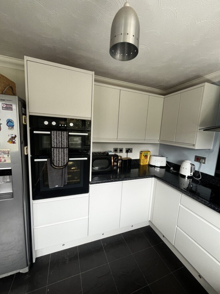 After – Alaska doors in Superior Matt White Grey – Great Yarmouth