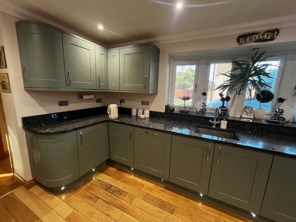 After – Trenton doors in Legno Reed Green – Milton Keynes