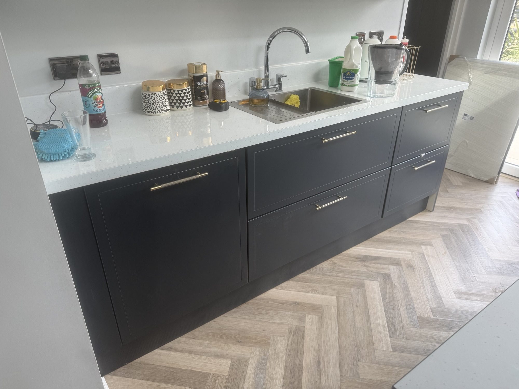 After – Jones doors in Indigo Matt – Peterborough