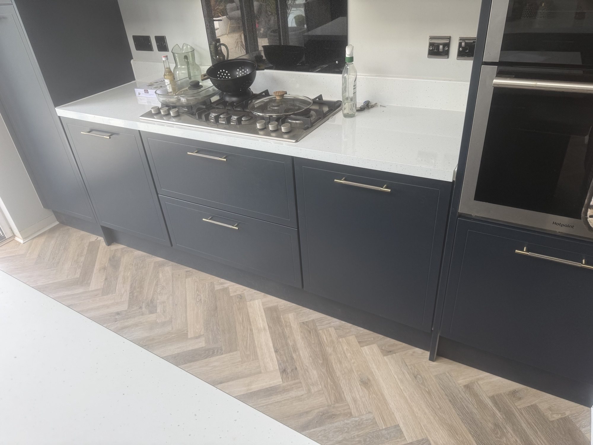 After – Jones doors in Indigo Matt – Peterborough