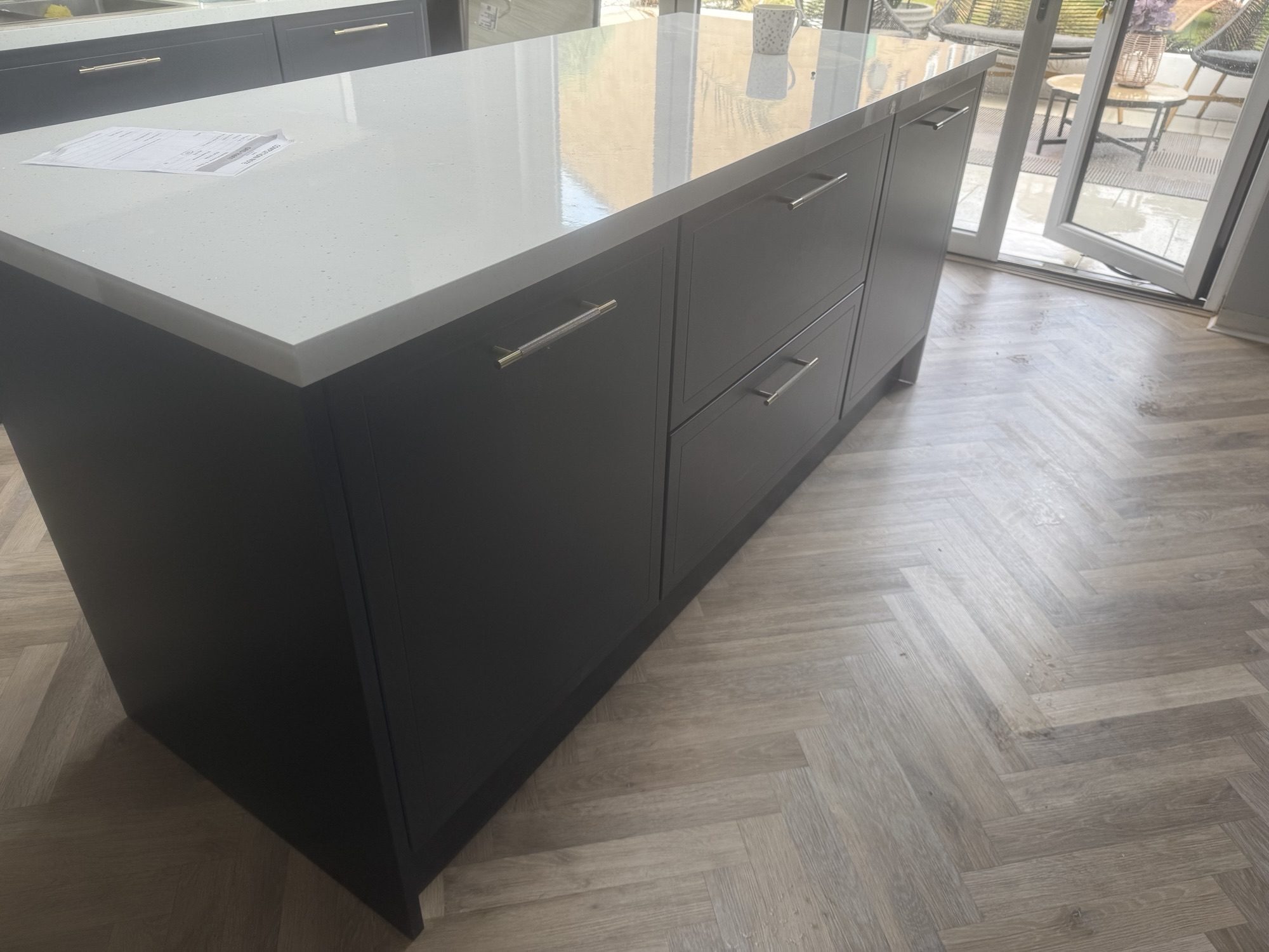 After – Jones doors in Indigo Matt – Peterborough